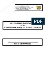 Application Form Pre Cadet Officer