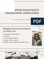 3.5 Philippine Benevolent Missionaries