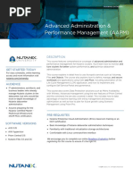 Advanced Administration & Performance Management (AAPM) : Description