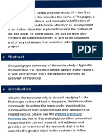 Elements of Research Paper