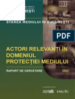 Actori relevanți pentru protecția mediului în București | Raportul de Cercetare Privind Starea Mediului în București (12 aprilie, 2022)