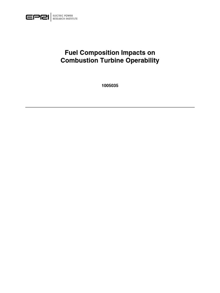Understanding Fuel Gas Composition PDF N Ox Combustion