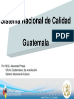 Sistema Nacional Calidad Gua