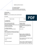 Detailed Lesson Plan in Science 8 MATTER