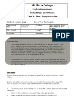 Assessment Task 3 Short Story Narrative 1