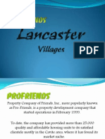Lancaster Estates - PROFRIENDS Inc.