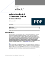 As Zen Works Releasenotes