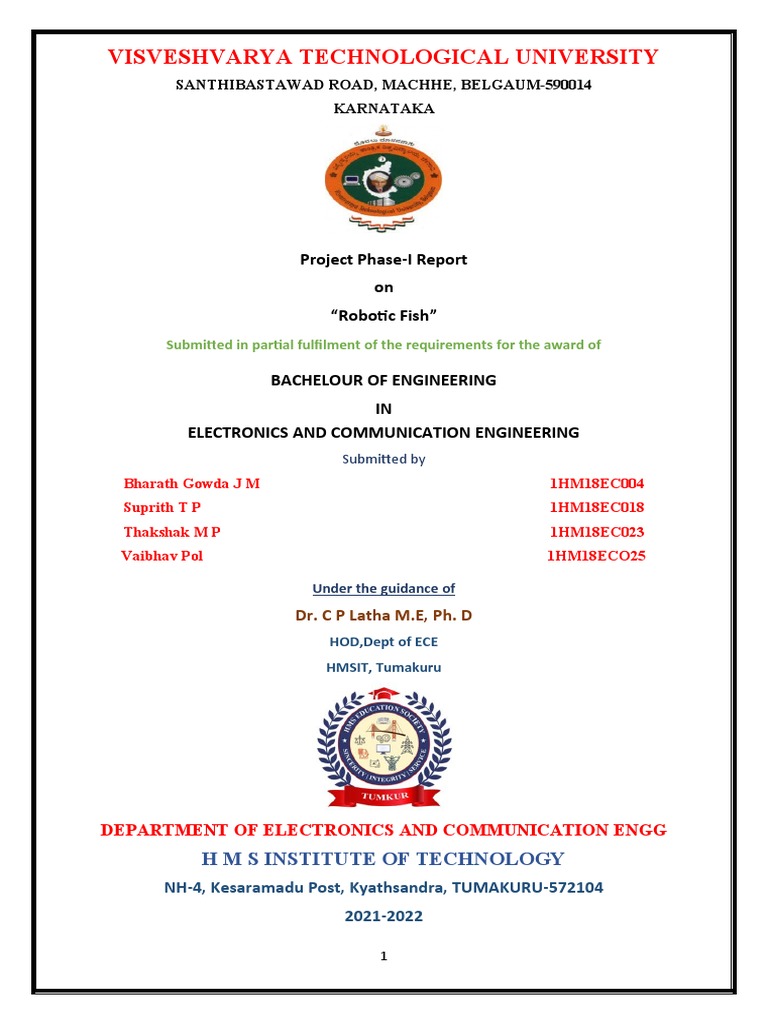 Main Project Phase-1 Report | PDF | Computer Engineering | Computing