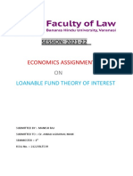 Loanable Funds Theory Assignment