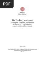 Download Tea Party movement Competing theoretical explanations in the rise of a contemporary conservative social movement by Andrew Schons SN57276234 doc pdf