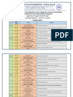 Schedule - FDP- Applications of Cognitive Radio Networks