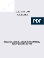 Module-II Election Laws