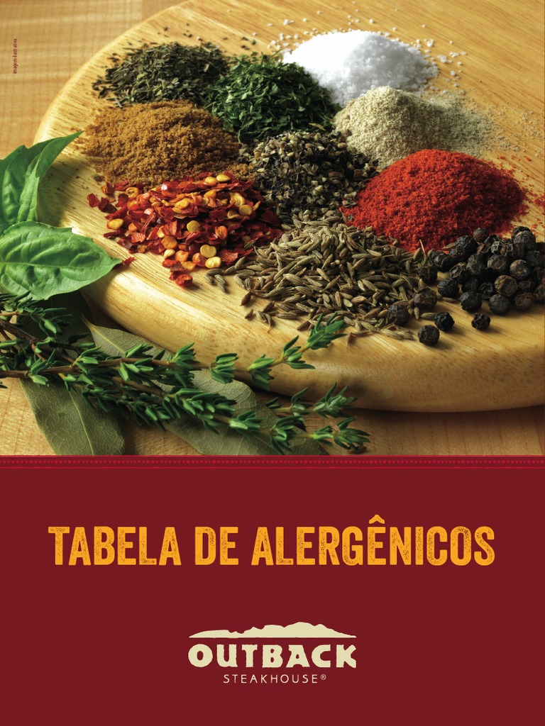 Imagem ilustrativa sobre alergênicos em alimentos | PDF | Hamburgers ...