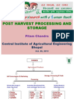 Post Harvest Processing and Storage: Pitam Chandra