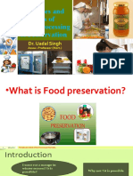 Principles and Methods of Food Processing & Preservation