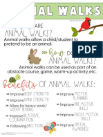 Vof - Animal Walks - Information Sheet 2020