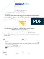 Gaussian Elimination Matrix Method