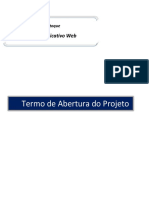 Projeto - Controle Estoque Construção de Aplicativo Web. Termo de Abertura Do Projeto
