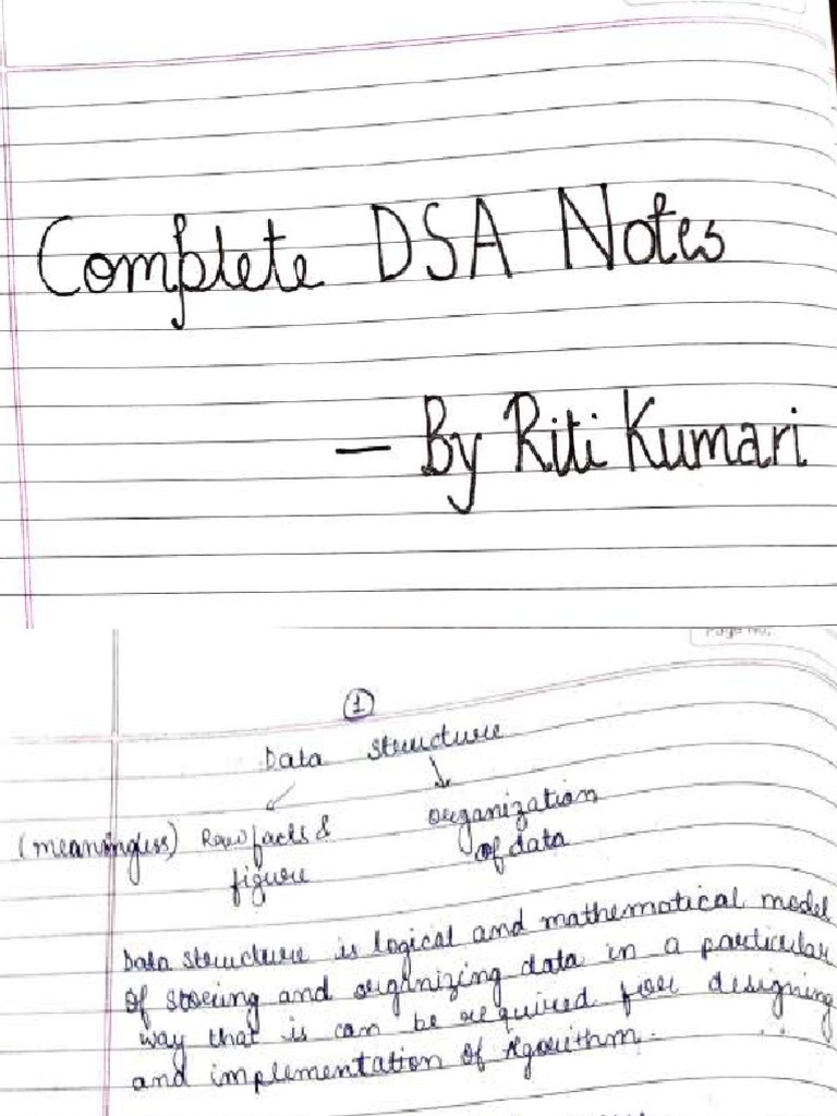 Dsa Notes | PDF