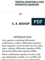 Differential Equations I - ODE