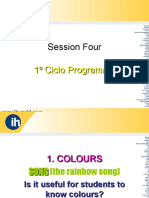 Session 4 1º Ciclo Programme