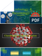 Classifications of Microorganism