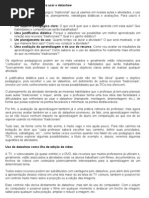 Requisitos pedagógicos para usar o datashow