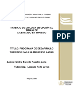 Tesis DESARROLLO TURÍSTICO PARA EL MUNICIPIO