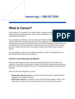 What Is Cancer?