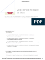 Quiz Sobre El Modelado de Datos