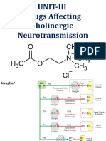 DRUGS AFFECTING CHOLINERGIC NEUROTRANSMISSION