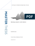 Estimating P-Values For Outlier Detection: Master's Programme in Embedded and Intelligent Systems, 120 Credits