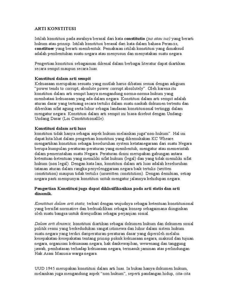 Arti Konstitusi Pdf