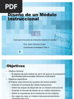 Diseño de Un Módulo Instruccional