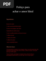 Feitiço para achar o amor ideal