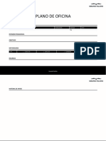 Plano de oficina - 0 modelo para preencher