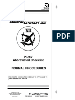 Normal Procedures Checklist