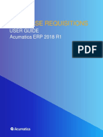 AcumaticaERP PurchaseRequisitions