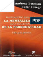 Tratamiento Basado en La Mentalización Para Trastornos de La Personalidad_Guia Practica