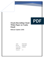White Paper On Vanity Email (ORC - Release21B)