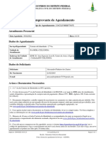 Comprovante de Agendamento: Atendimento Presencial