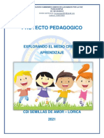 Proyecto Pedagogico Semillas de Amor 2021