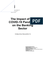 The Impact of The COVID-19 Pandemic On The Banking Sector: Evidence From China and The U.S