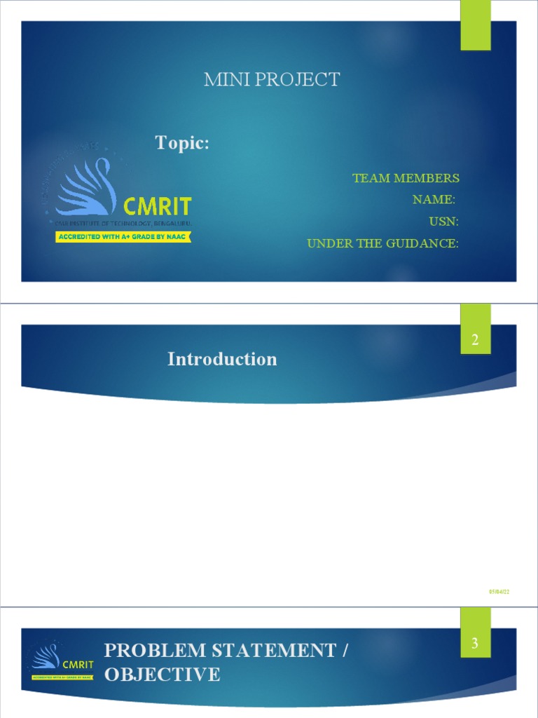 Civil Engineering Mini Project Overview | PDF | Business | Computers