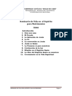 1er Nivel 2 Seminario Vida en El Espíritu para Matrimonios