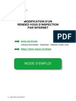 Modification D'Un Rendez-Vous D'Inspection Par Internet