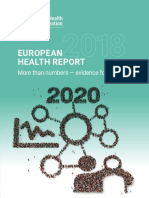 European Health Report: More Than Numbers - Evidence For All