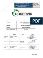 Sigc-Pla Hse-002 Plan de Respuesta Ante Emergencias 2022