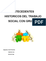 ANTECEDENTES HISTORICOS DEL TRABAJO SOCIAL CON GRUPOS