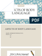 Aspects of Body Language